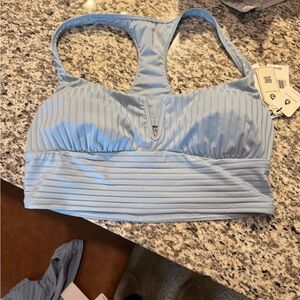 Sanctuary Light Blue Bikini Top